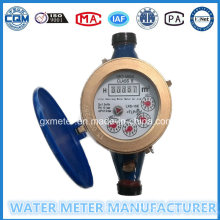 Hierro Multi-Jet Dry Dial Tipo registrador Medidor de agua (Dn15-20mm)
